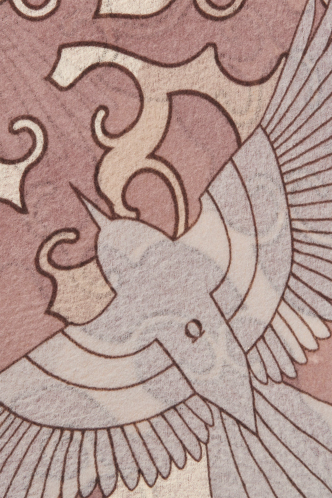 Purschoen Cashmere Scarf Himmelsflug Grey Dreams