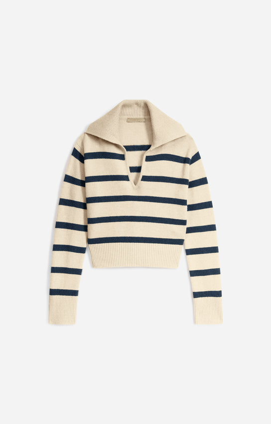 Vanessa Bruno Sweater Grenade Ecru/Marine