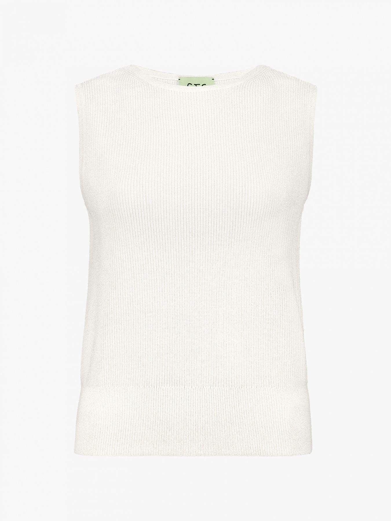 FTC Lurex Top Offwhite