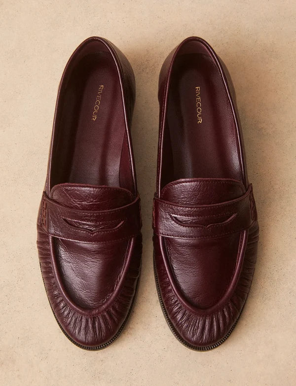 Rivecour Moccasin No 158 Bordeaux