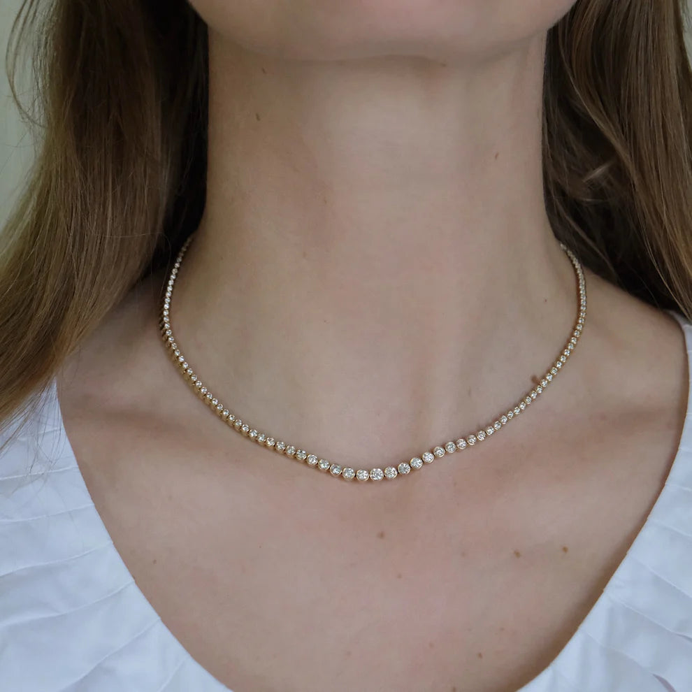 Le Soonar Ella Tennis Necklace
