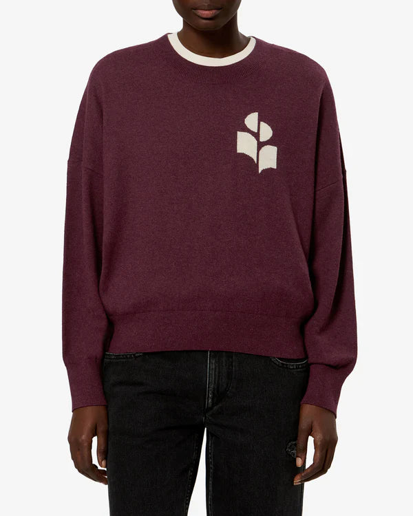 Isabel Marant Etoile Marisans Pullover Burgundy