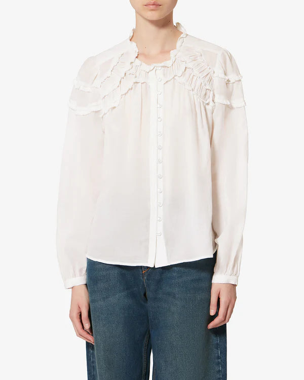 Isabel Marant Christa Top White