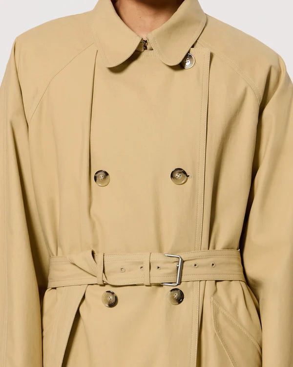 Isabel Marant Cacilda Coat Beige
