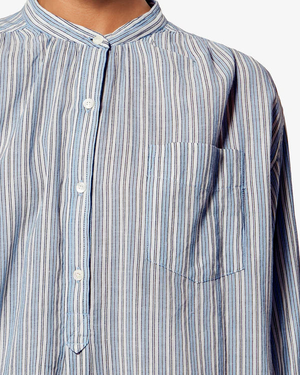 Isabel Marant Sapha Top Blue