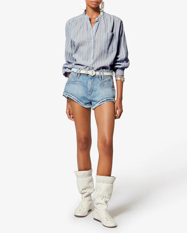Isabel Marant Sapha Top Blue