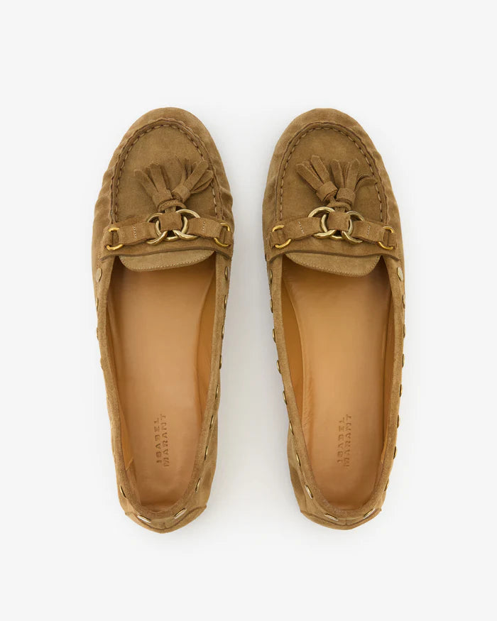 Isabel Marant Faxel Loafers Taupe
