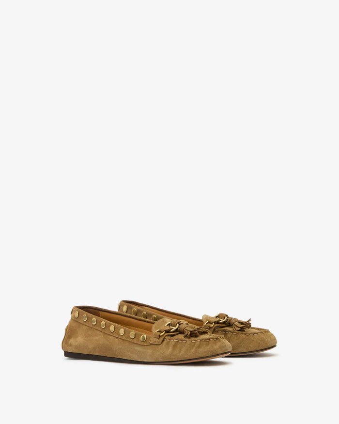 Isabel Marant Faxel Loafers Taupe