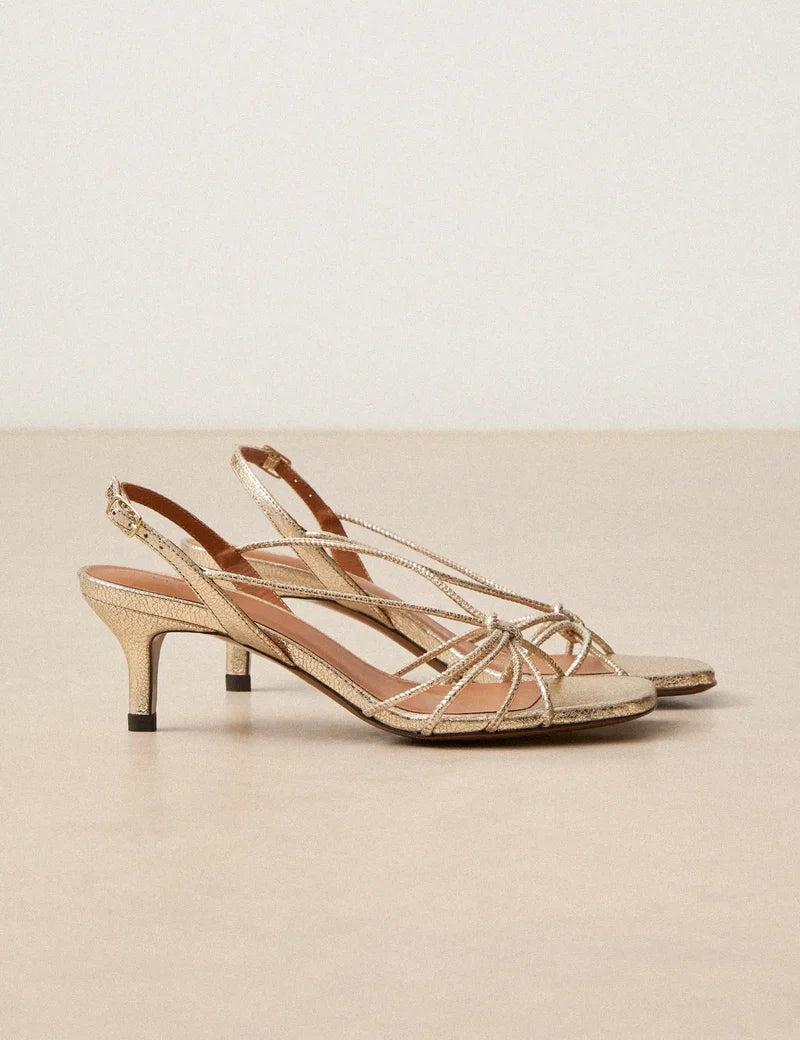 Rivecour Sandals No 470 White Gold