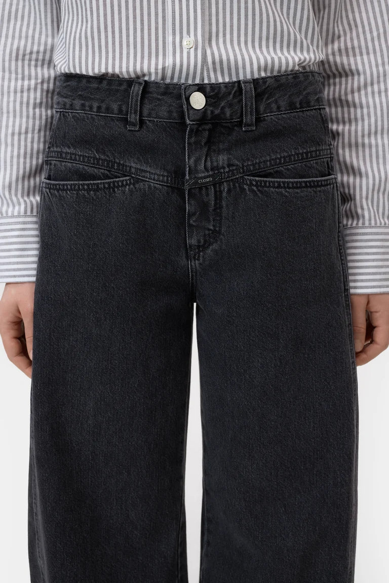 CLOSED TORI-X BARREL JEANS DARK GREY