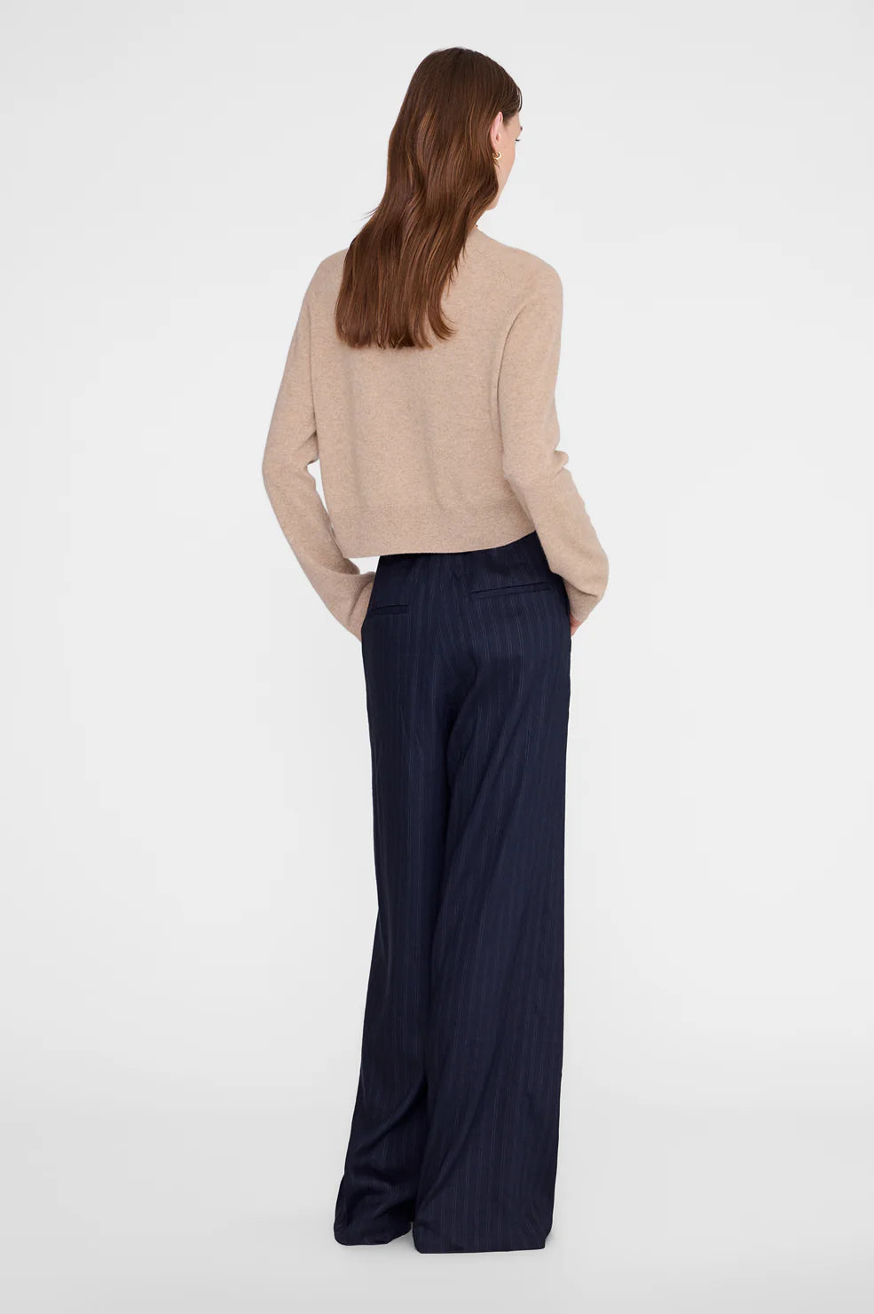 Anine Bing Joye Cashmere Cardigan Taupe