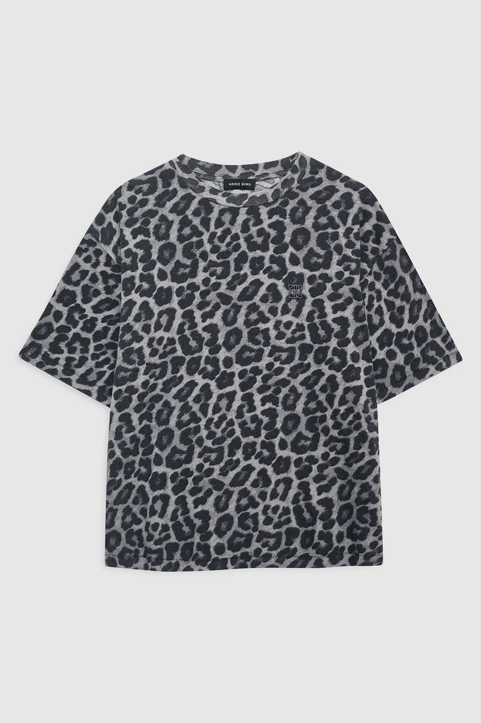 Anine Bing Cohen Tee - Grey Leopard