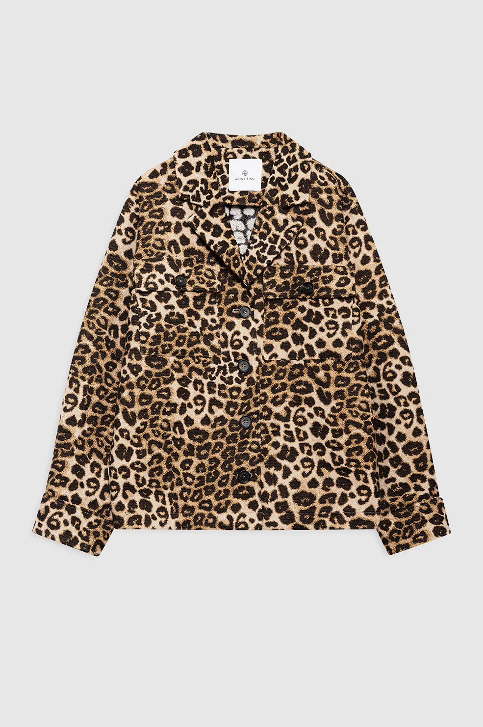Anine Bing Flynn Jacket Leopard