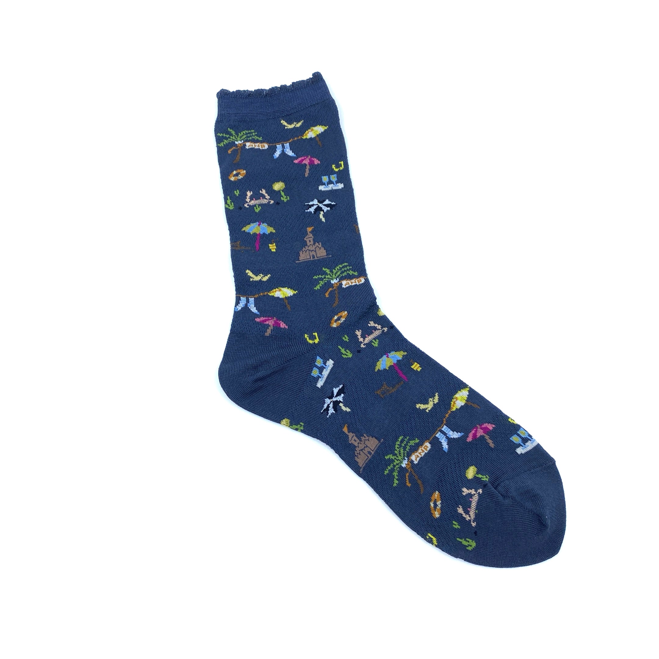 Antipast Socks Summer Beach Navy