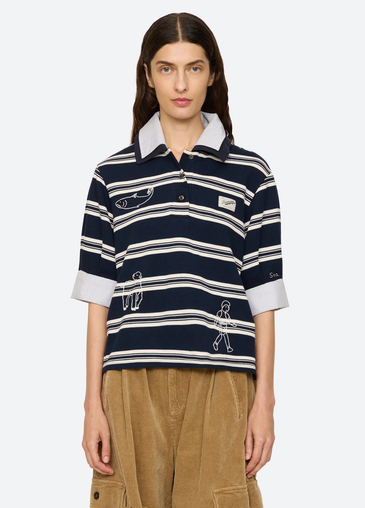 Sea New York Mina Novelty Double Layer Polo