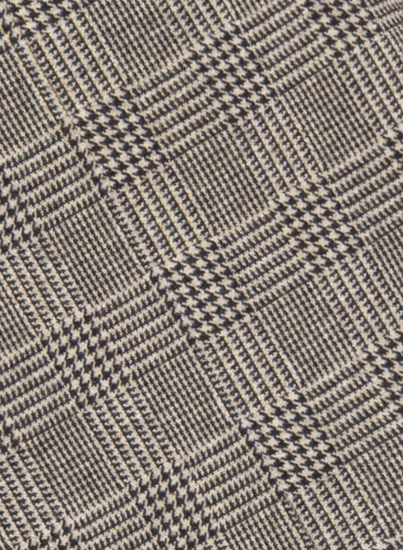 Harris wharf Mini Skirt Patterned Moleskine Beige