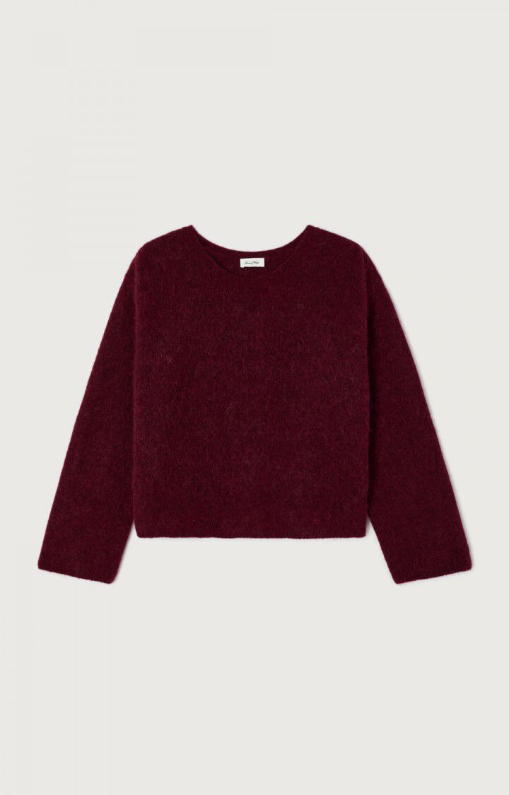 American Vintage Vitow Sweater Grenat Melange