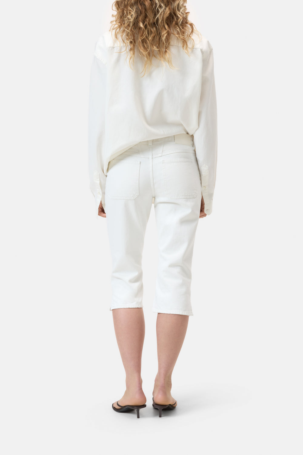 CLOSED SHORTS FINA IVORY