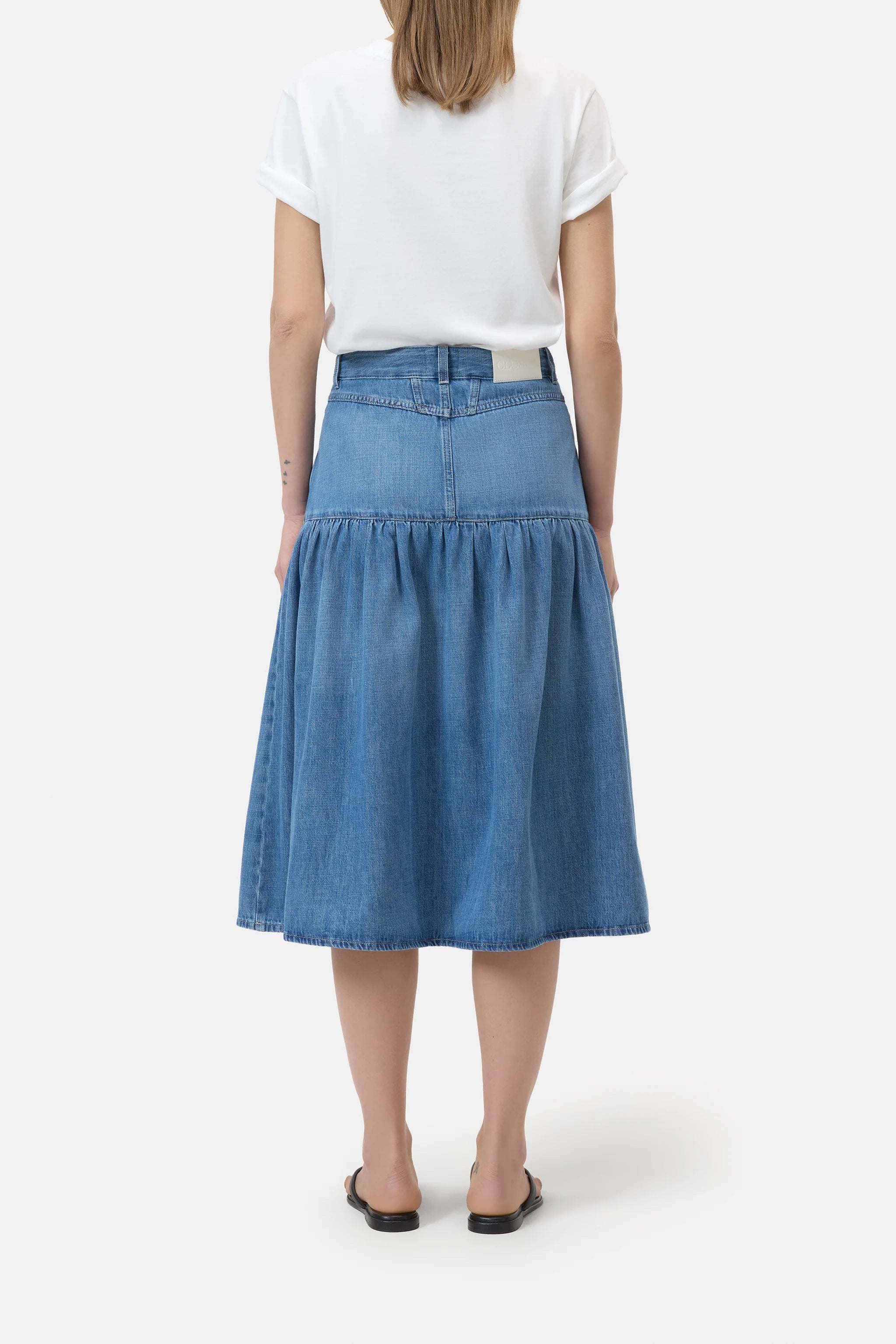 CLOSED BALLON DENIM SKIRT