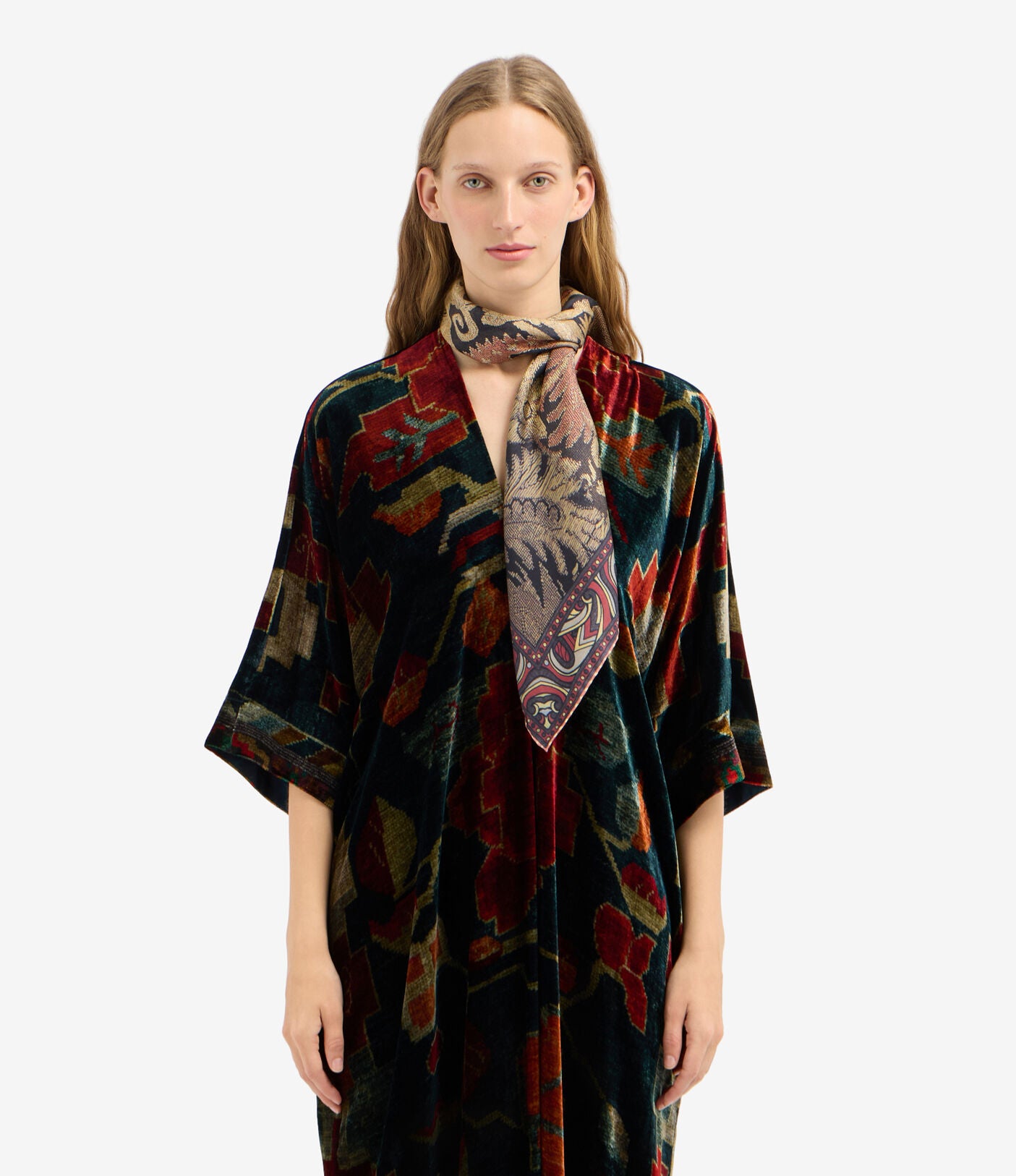Pierre-Louis Mascia CIALDA Bandana Scarf Silk 90x90