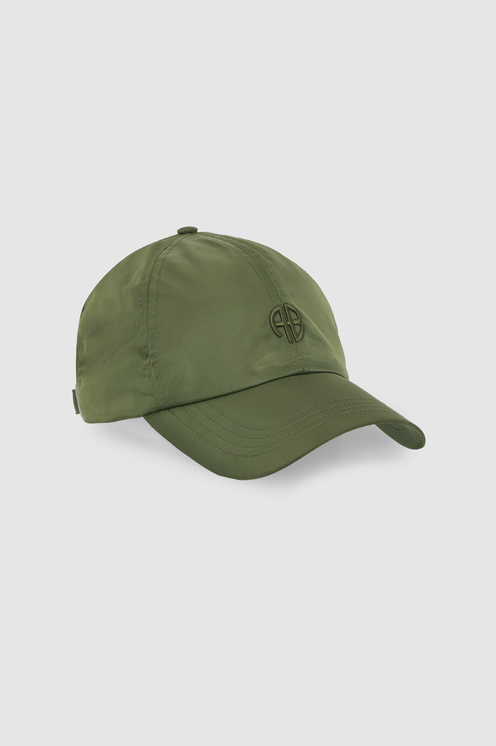 Anine Bing Jeremy Baseball Cap Nylon Army Green