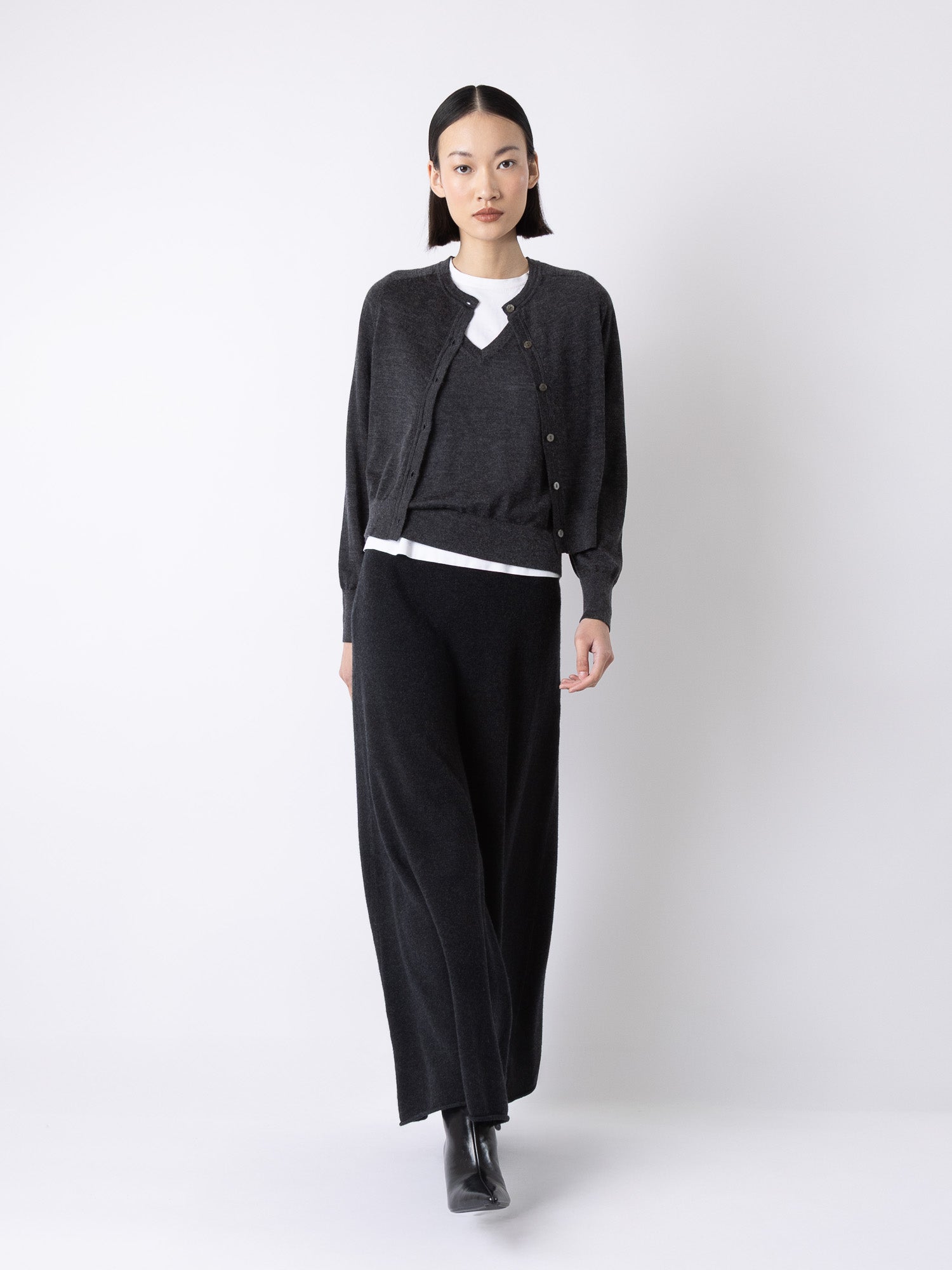 FTC Cardigan Charcoal