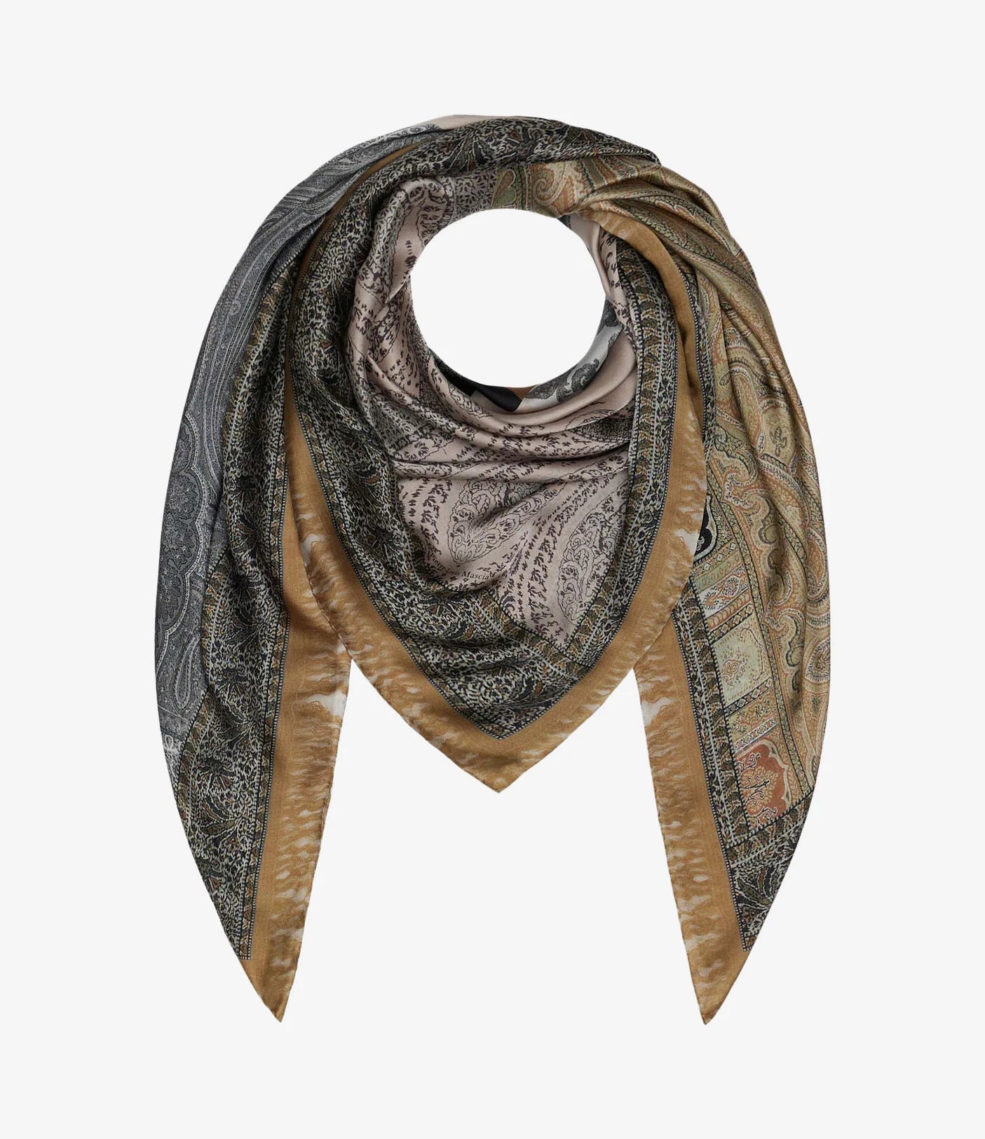 Pierre-Louis Mascia Molare Silk Scarf Corallo Antico