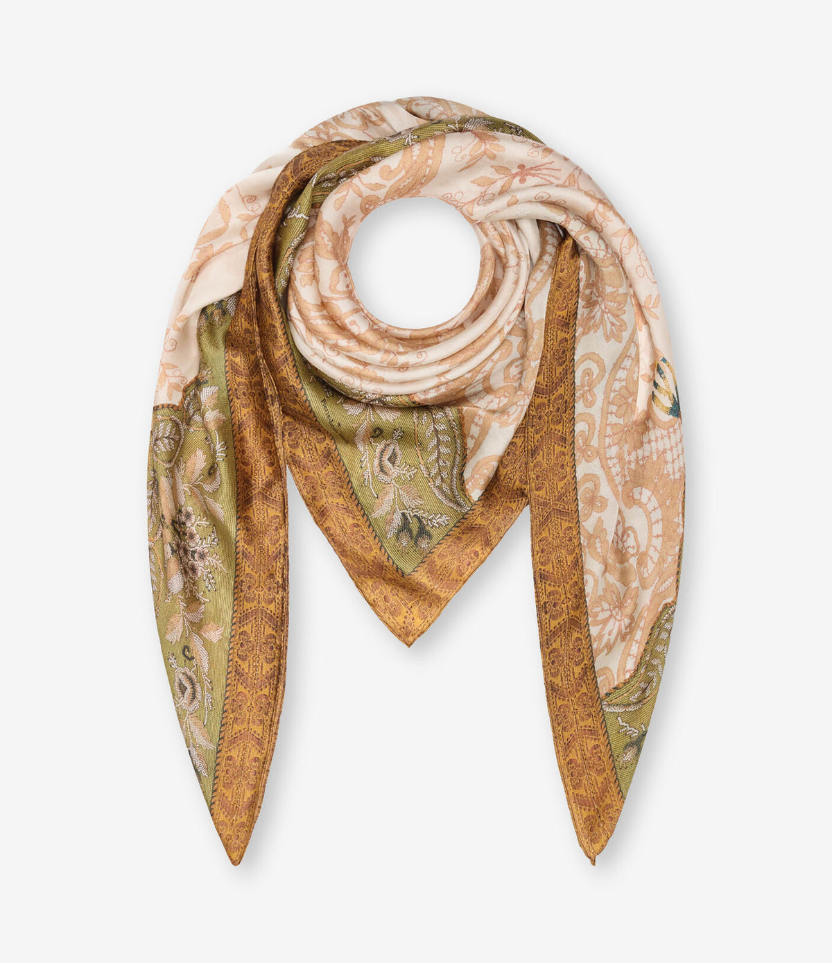 Pierre-Louis Mascia MOLARE Shawl Scarf Silk 135x135 ORIGAMI DI PIETRA