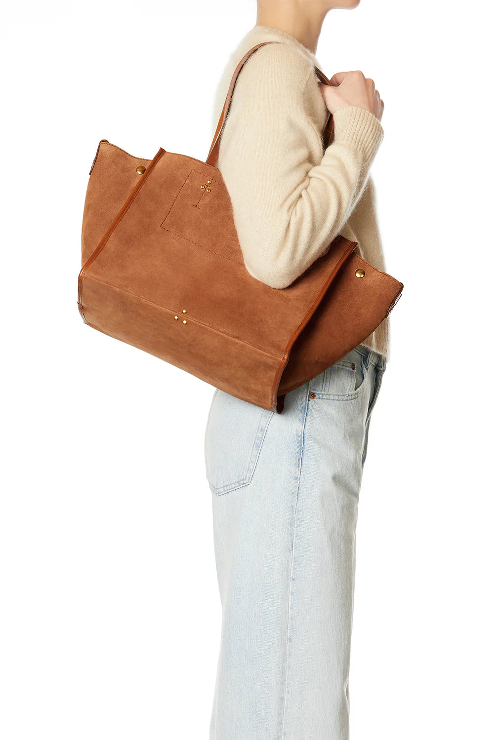Jerome Dreyfuss Leon M Split Suede Caramel