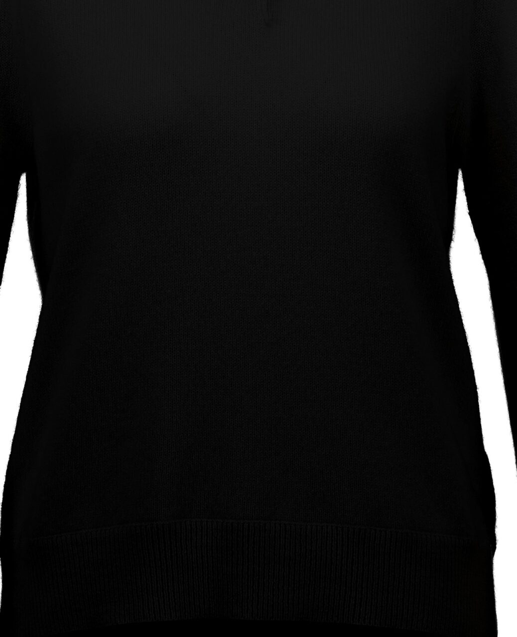 Allude Cashmere Poloneck Sweater Black - Den Lille Ida - Allude