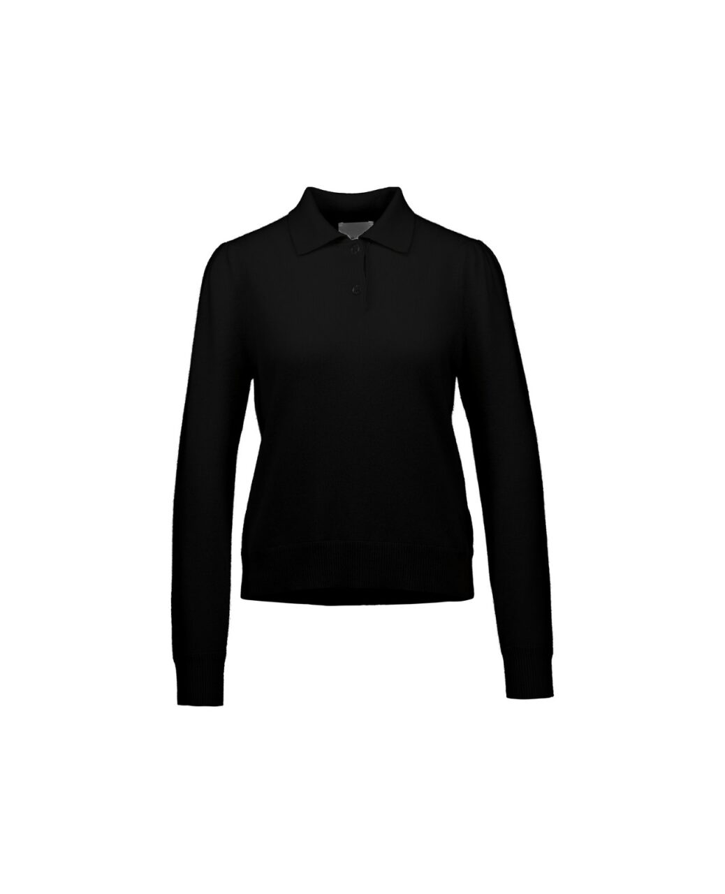 Allude Cashmere Poloneck Sweater Black - Den Lille Ida - Allude