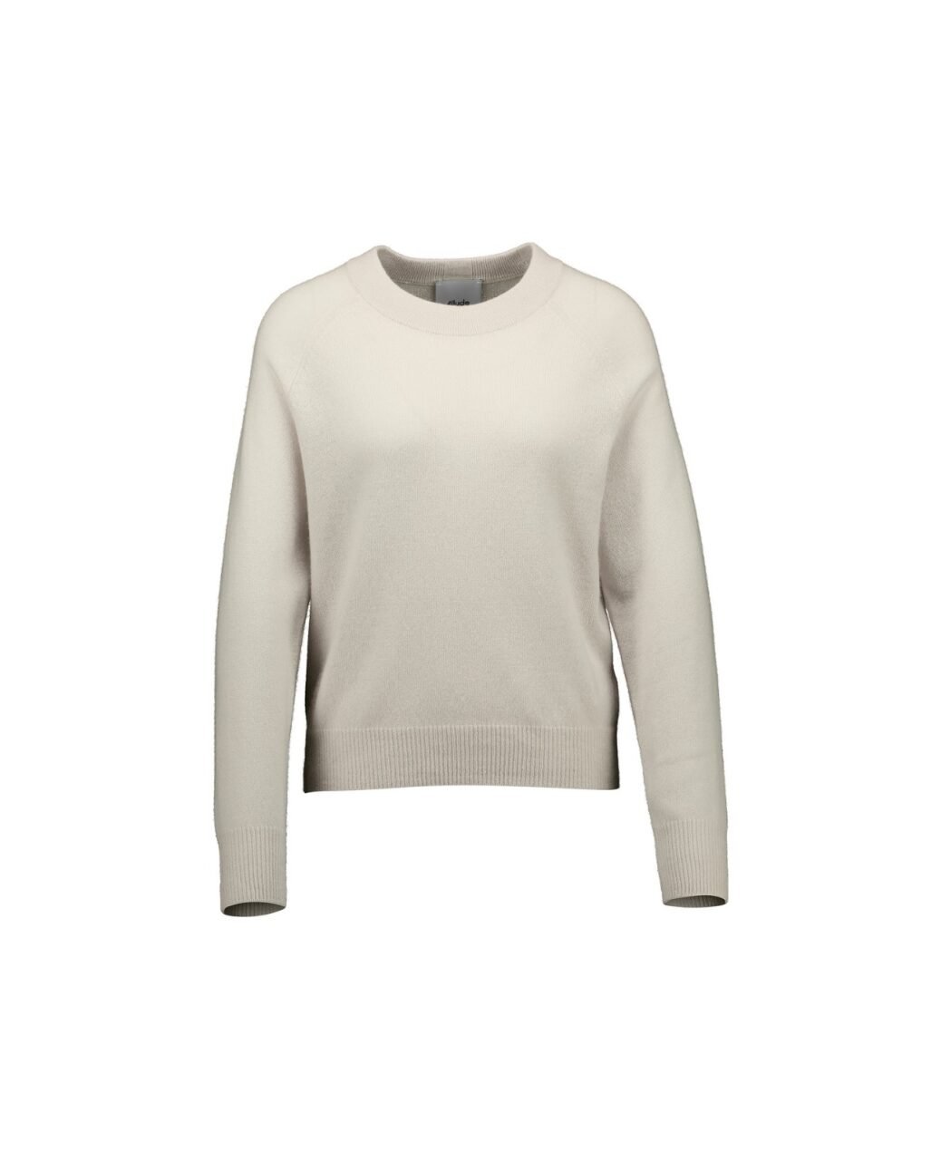 Allude Cashmere Roundneck Sweater Cream - Den Lille Ida - Allude
