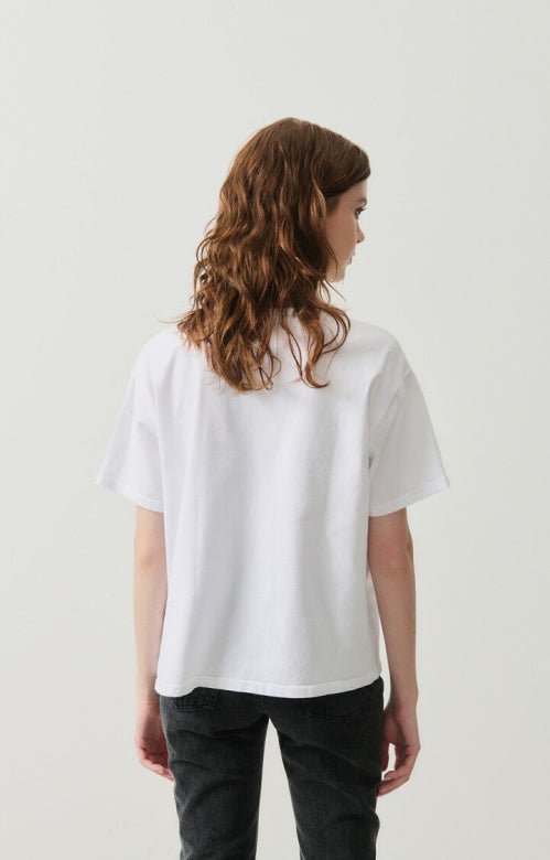 AMERICAN VINTAGE T - SHIRT FIZVALLEY WHITE - Den Lille Ida - American Vintage