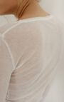 American Vintage WOMEN'S T-SHIRT MASSACHUSETTS WHITE - Den Lille Ida - American Vintage
