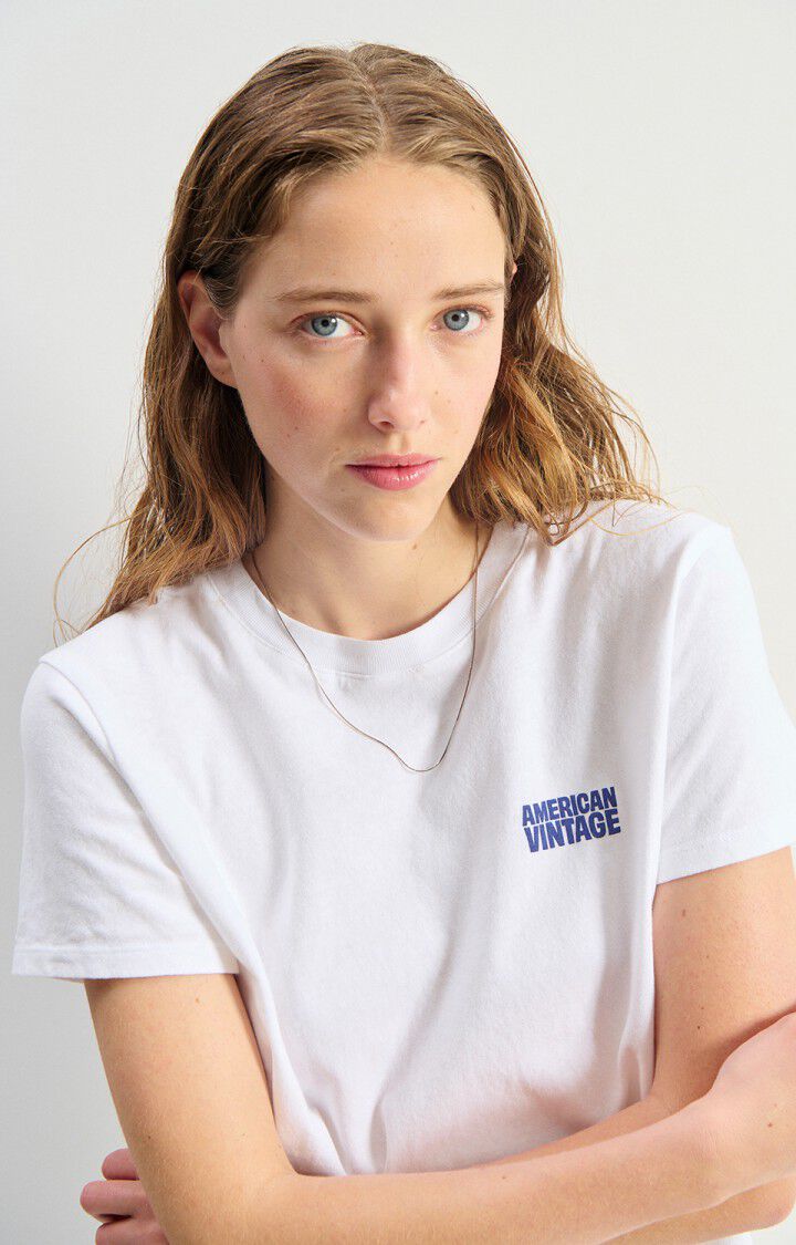 AMERICAN VINTAGE T - SHIRT YKOBOW WHITE - Den Lille Ida - Den Lille Ida