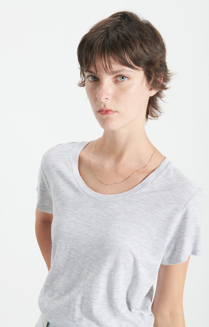 American Vintage WOMEN'S T - SHIRT JACKSONVILLE Polar melange - Den Lille Ida - American Vintage