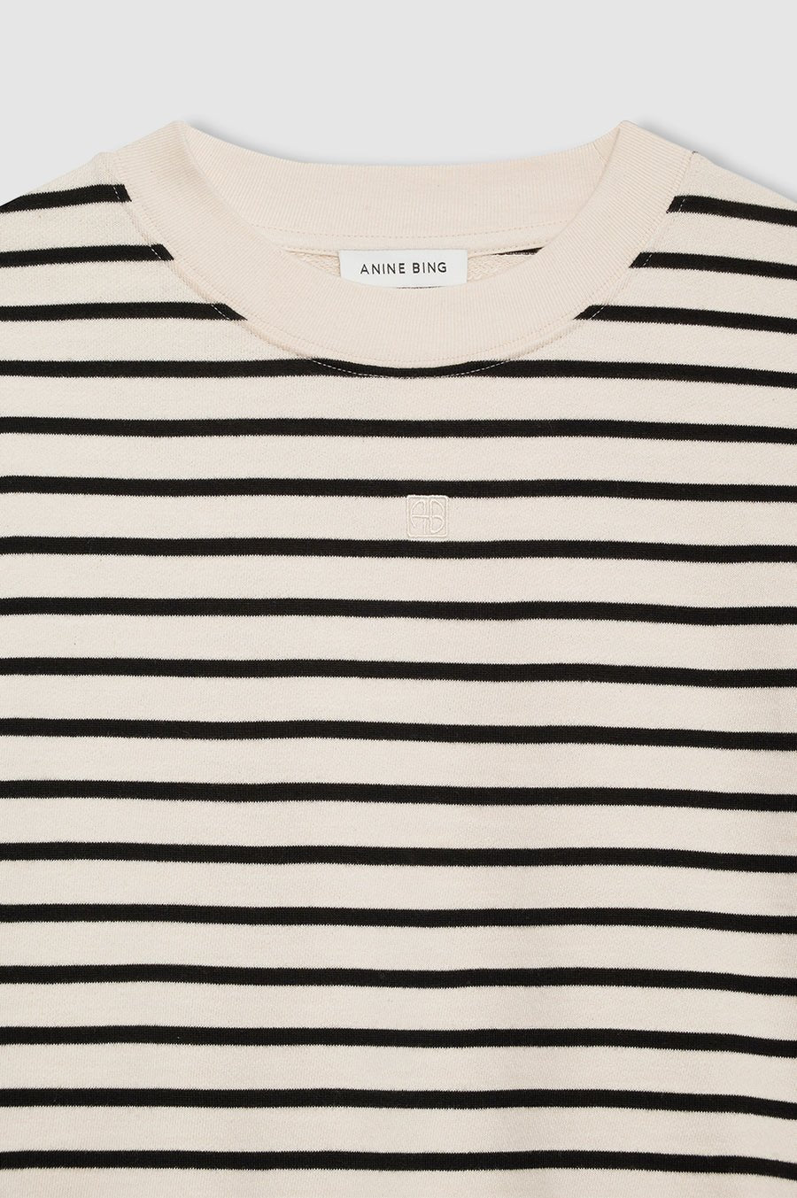 Anine Bing Dean Sweatshirt Black Stripe - Den Lille Ida - Anine Bing