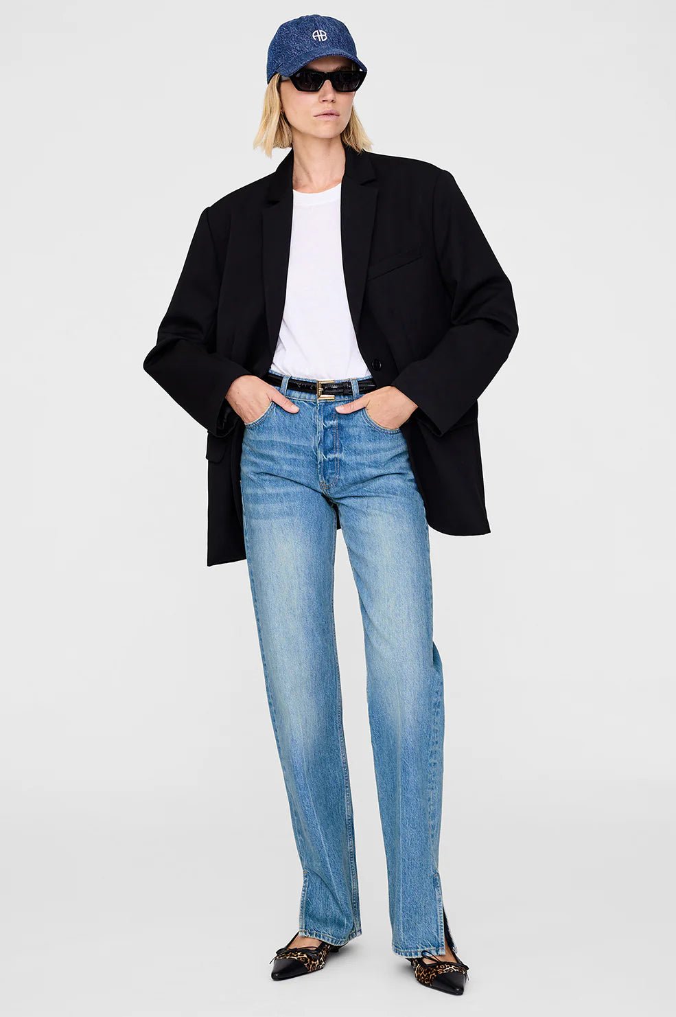 Anine Bing Jeremy Baseball Cap Clean Indigo - Den Lille Ida - Anine Bing