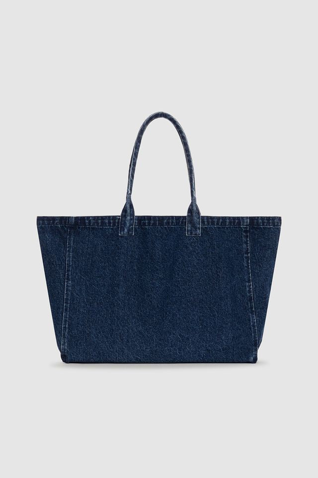Anine Bing Leo Denim Tote Ink Blue - Den Lille Ida - Anine Bing