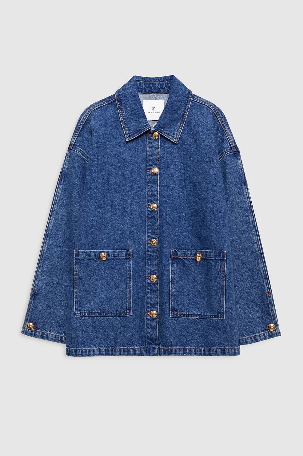Anine Bing Luca Jacket Clean Indigo Denim - Den Lille Ida - Anine Bing