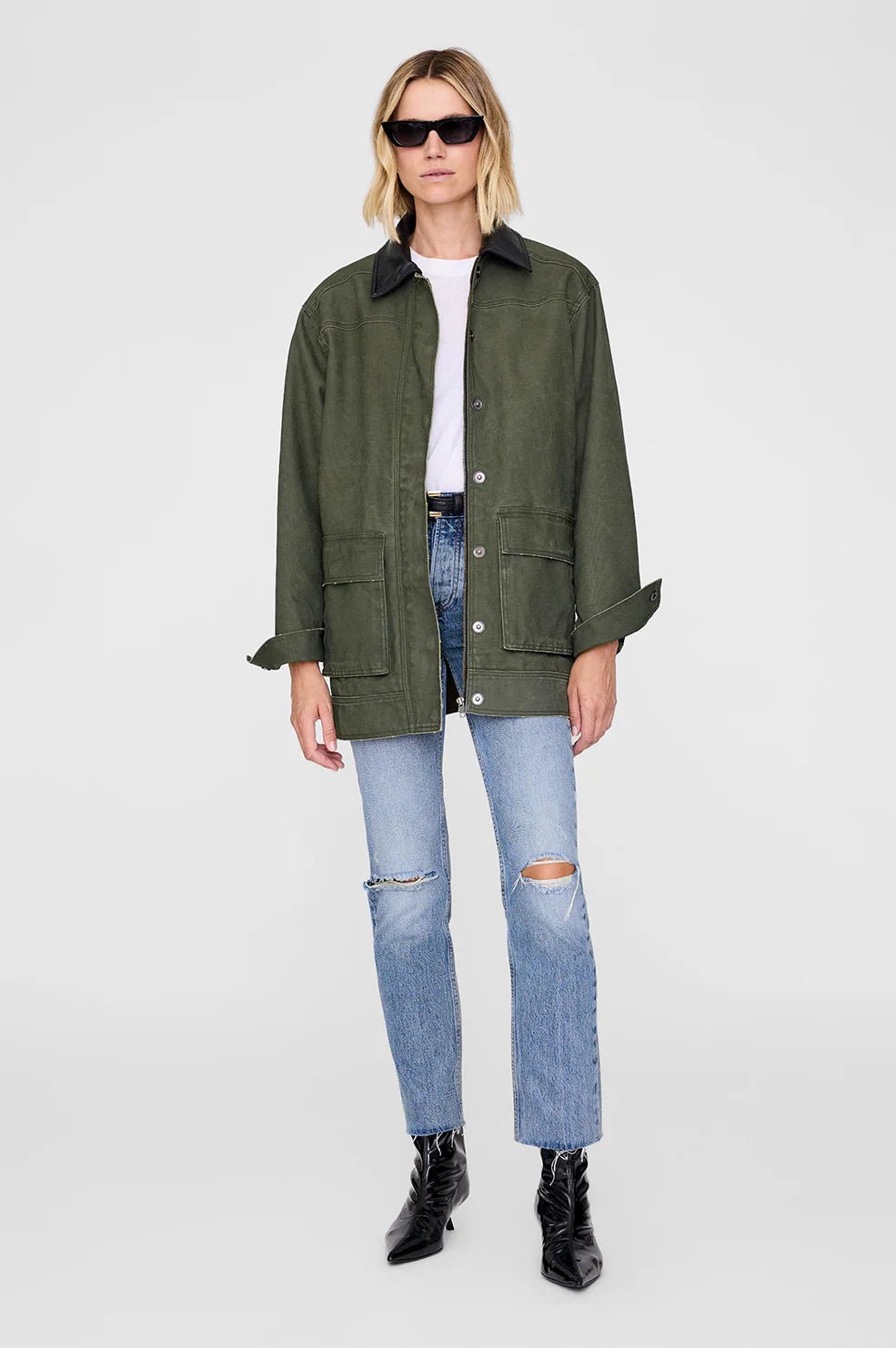 Anine Bing Sean Army Jacket Green - Den Lille Ida - Anine Bing