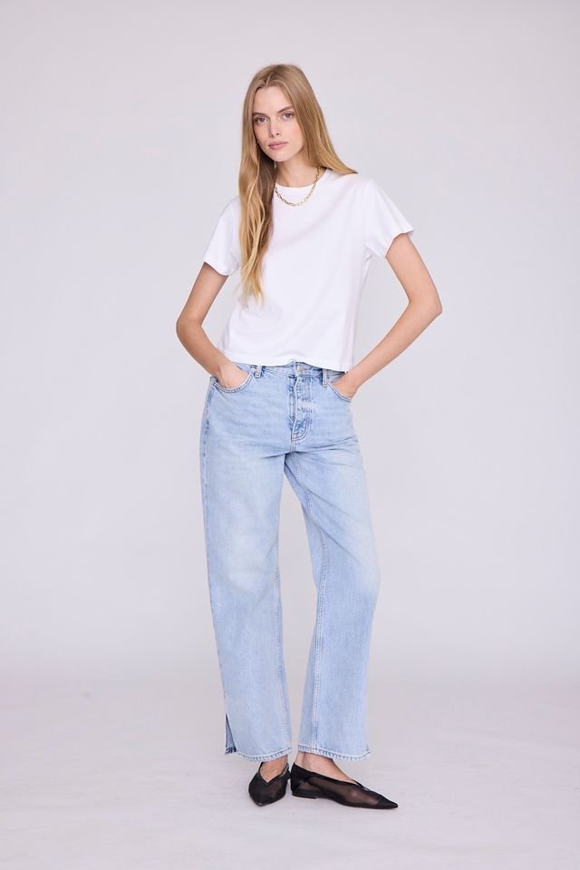 Anine Bing Shelley Tee White - Den Lille Ida - Anine Bing