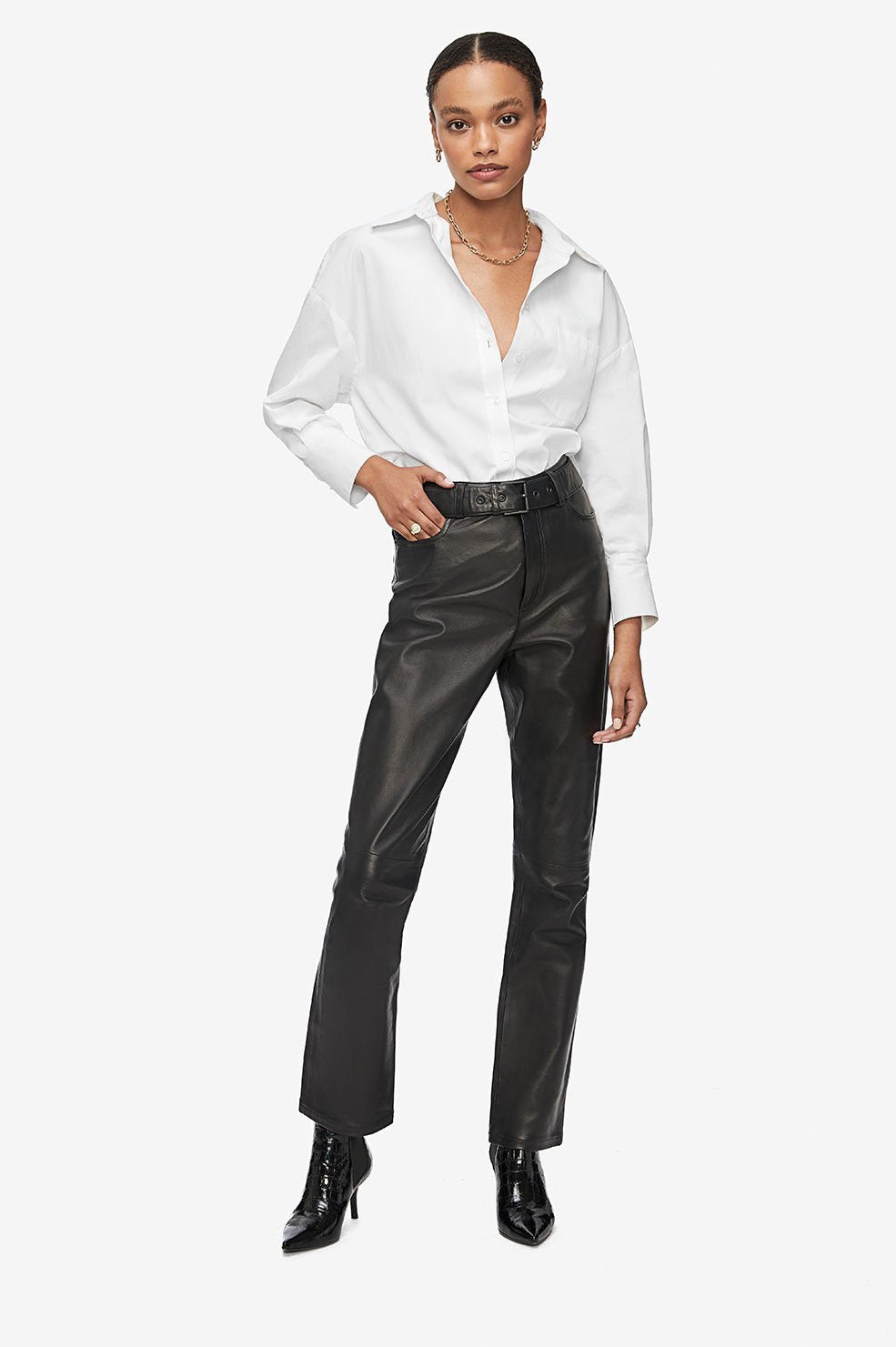 Anine Bing MIKA SHIRT WHITE - Den Lille Ida - Anine Bing