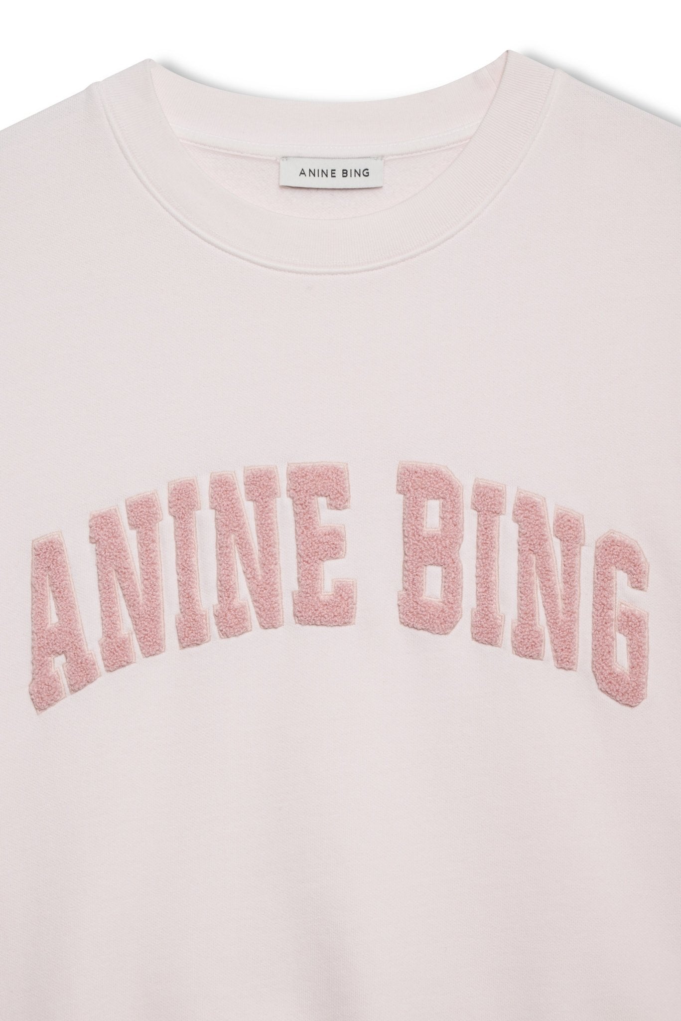 Anine Bing Spencer Sweatshirt Powder Pink - Den Lille Ida - Anine Bing