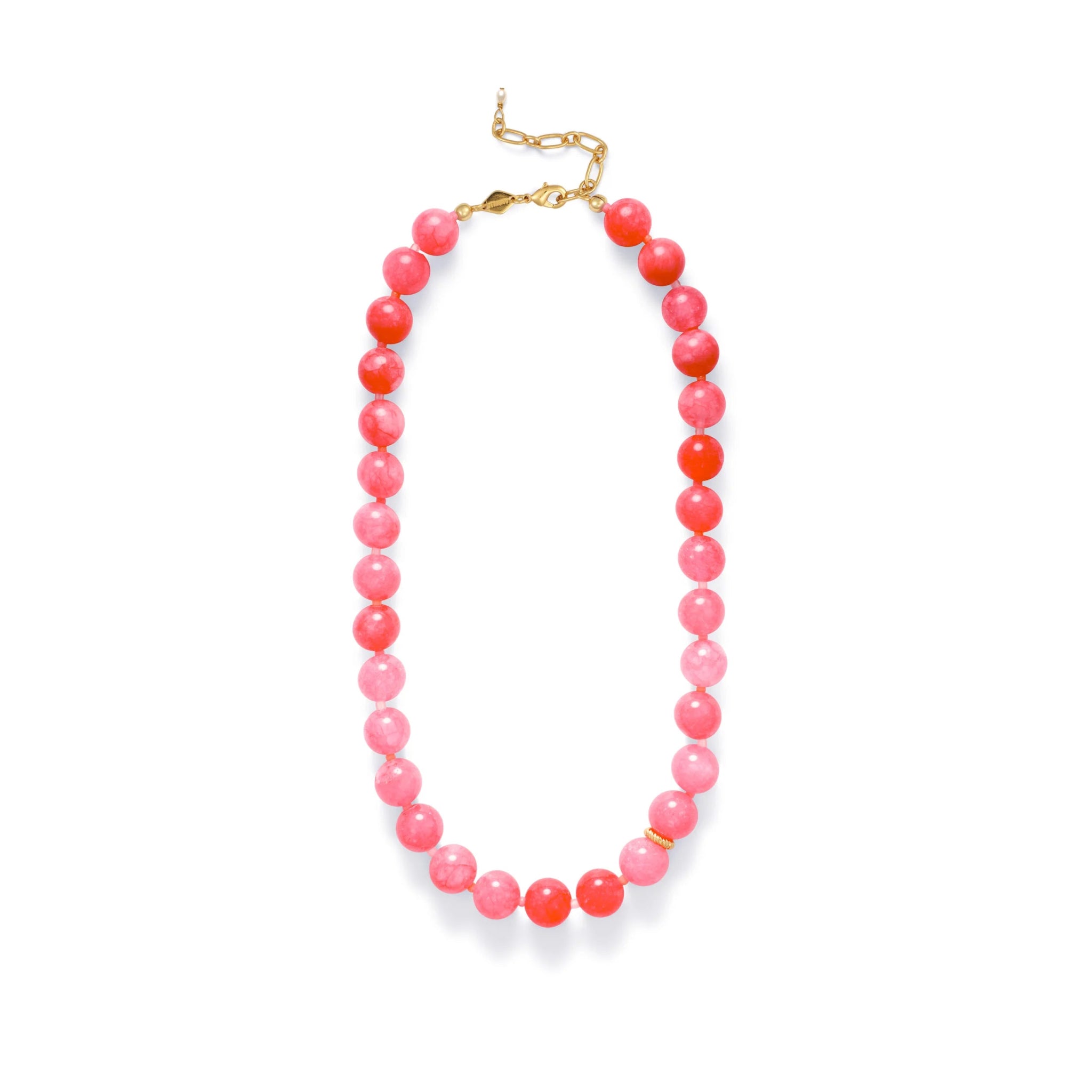 ANNI LU BALL NECKLACE BUBBLEGUM - Den Lille Ida - ANNI LU