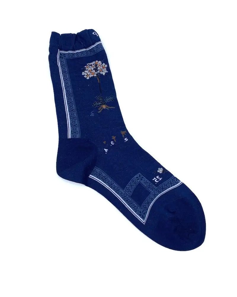 Antipast Socks Botanical Blue - Den Lille Ida - Antipast