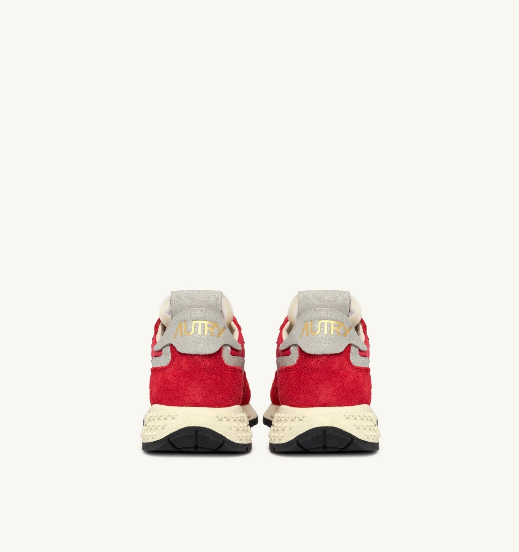 AUTRY REELWIND LOW SNEAKERS IN RED NYLON AND SUEDE - Den Lille Ida - Autry