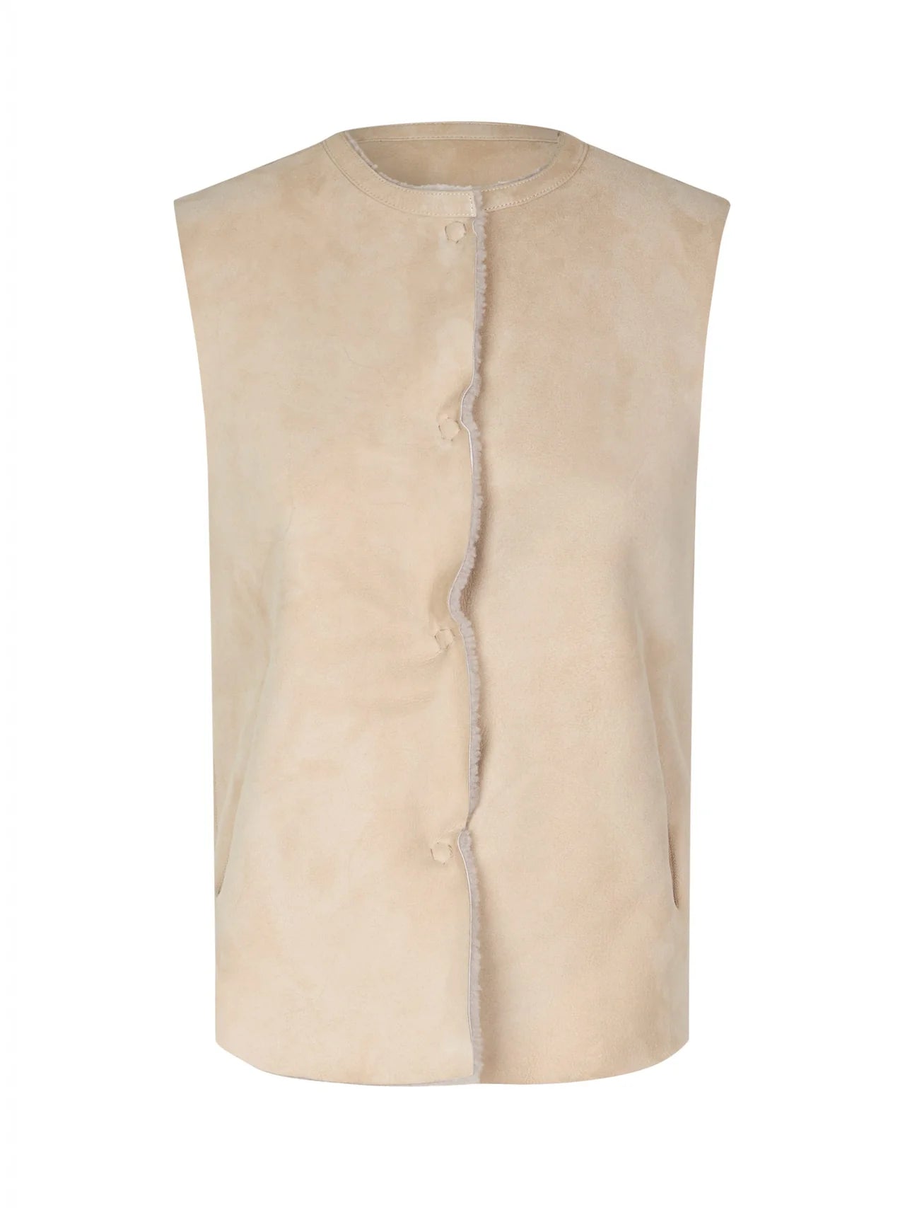 Benedikte Utzon Heidis Vest Beige - Den Lille Ida - Benedikte Utzon