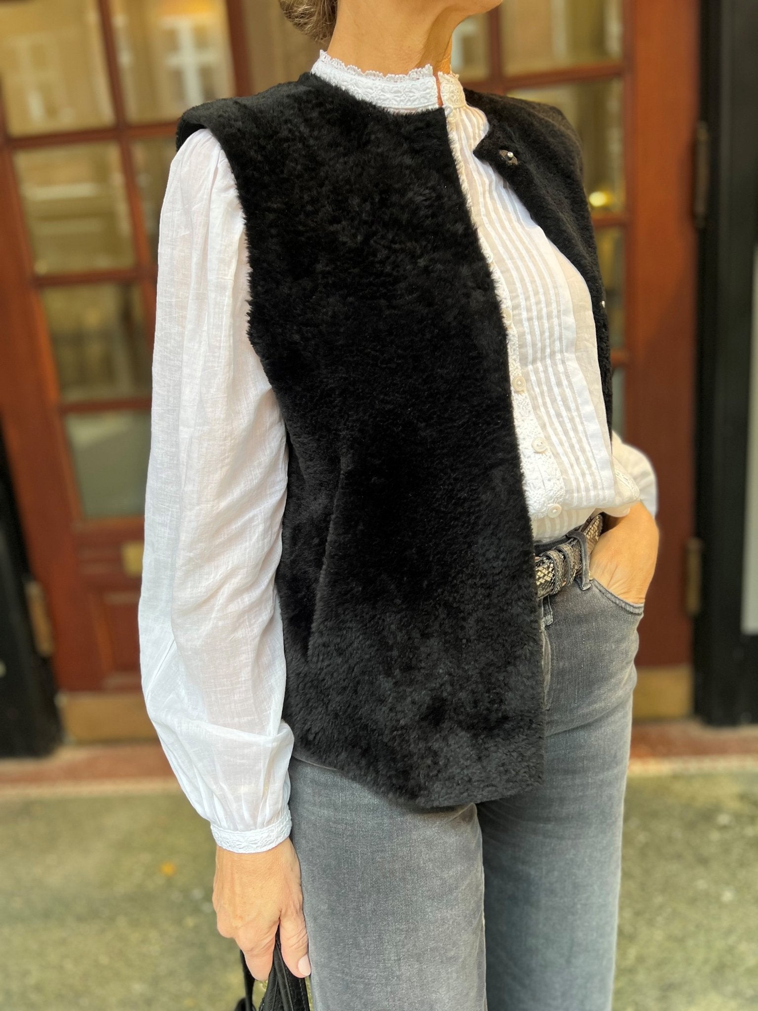 Benedikte Utzon Heidis Vest Black - Den Lille Ida - Benedikte Utzon