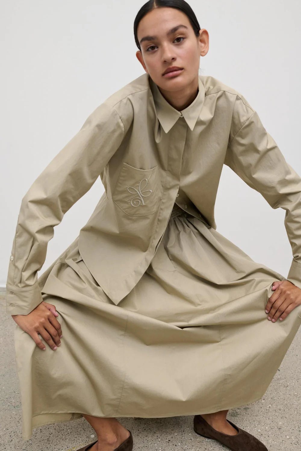 Britt Sisseck Leandra Skirt Warm Sand - Den Lille Ida - Britt Sisseck